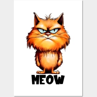 Meow Posters and Art